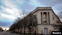 位于美国华盛顿的司法部大楼(2020年2月14日)。