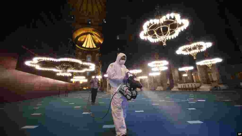 တူရကီနိုင်ငံ Istanbul မြို့က မြင်ကွင်း။ (ဇူလိုင် ၃၁၊ ၂၀၂၀)