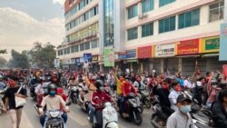 မန္တလေးလူထုဆန္ဒပြပွဲခေါင်းဆောင်တဦးဖြစ်သူနဲ့ VOA ဆက်သွယ်မေးမြန်းမှု မန္တလေးလူထုဆန္ဒပြပွဲခေါင်းဆောင်တဦးဖြစ်သူနဲ့ VOA ဆက်သွယ်မေးမြန်းမှု