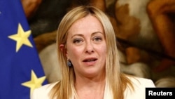 意大利总理乔治亚·梅洛尼(Giorgia Meloni)(路透社)