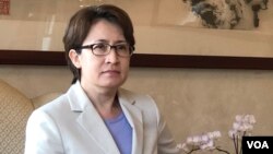 资料照:台湾当选副总统萧美琴