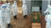 The cremation of a pregnant woman who died of COVID-19 in Chin State's Cikha town