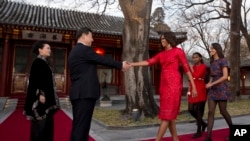 米歇尔.奥巴马访问中国