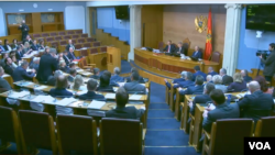 黑山议会会议现场。(2021年6月16日)