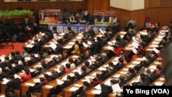 “大外宣”在行动 -中国国际广播电台在会场直播 (叶兵,艾伦拍摄)