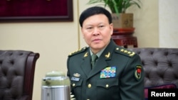 中国军队原总政治部主任张阳 (资料照片)