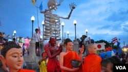 泰国与中日两国的关系都不错(美国之音朱诺2017年7月22日摄)