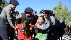 လွိုင်ကော်ဆန္ဒပြပွဲ ရာဘာကျည်သုံး ဖြိုခွဲ လွိုင်ကော်ဆန္ဒပြပွဲ ရာဘာကျည်သုံး ဖြိုခွဲ