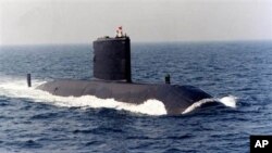 资料照片: 加拿大皇家海军维多利亚级远程猎杀潜艇