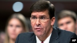 Марк Еспер, кандидат на посаду очільника Пентагону, слухання в Сенаті 16 липня 2019 року