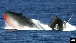 日本海上自卫队“汐潮级”的“雪潮号”潜艇(资料照片)。