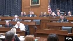 众议院外交委员会讨论有关敦促中国停止强摘良心犯器官的决议。(2016年3月16日)