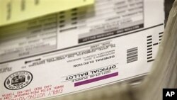 亚利桑那州马里科帕县等候清点的早期选票