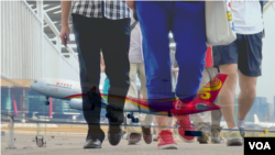 随着中国反腐力度不断加大,中国腐败官员向海外转移财产,并试图外逃的人数也相应地急剧增长。(美国之音 东方拍摄)