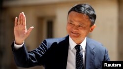 资料照片-阿里巴巴集团董事局主席马云(2019年5月15日)